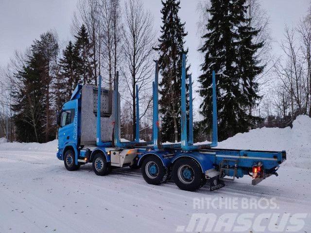 Scania R 730 B8x4NZ, Korko 1,99% Timber trucks