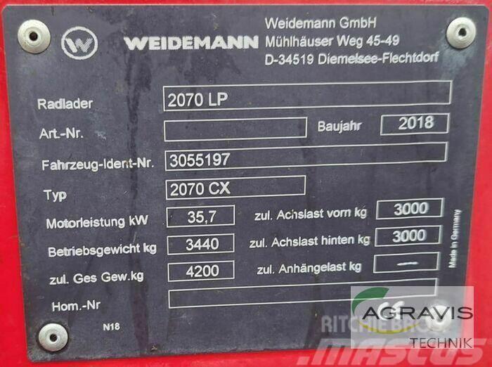 Weidemann 2070 CX LP Wheel loaders
