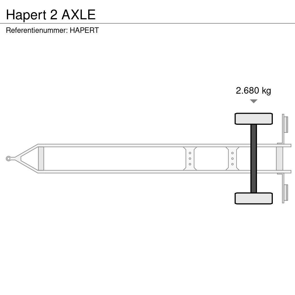 Hapert 2 AXLE Kapellsläp