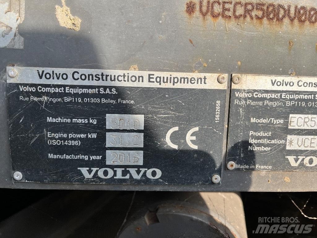 Volvo ECR 50 D Minigrävare < 7t