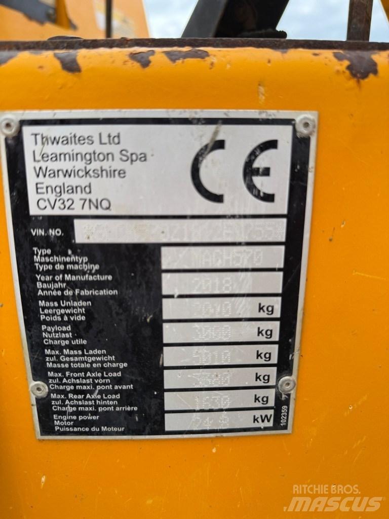 Thwaites 3 ton Minidumprar