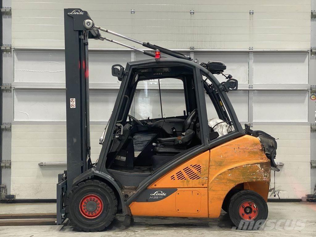 Linde H35T-02 Gasolmotviktstruckar