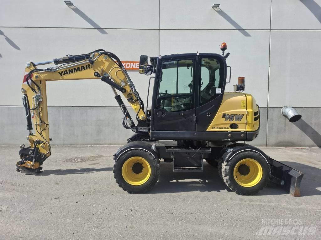 Yanmar B 95 W Hjulgrävare