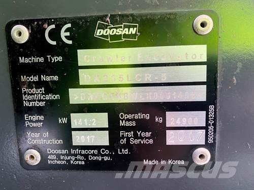 Doosan DX235LCR-5 Bandgrävare