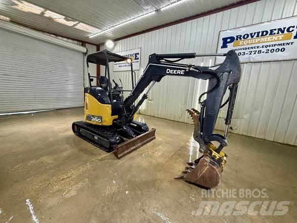 John Deere 26G Minigrävare < 7t