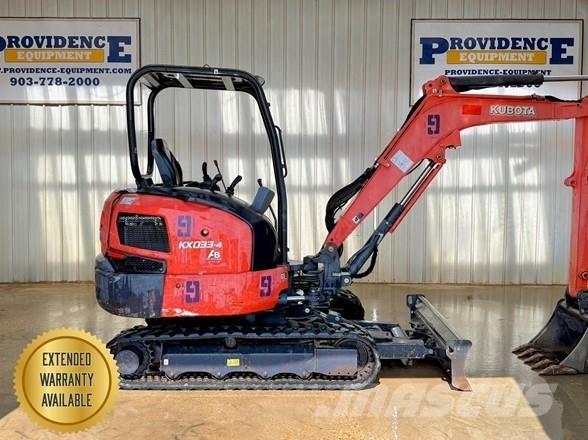 Kubota KX033-4 Minigrävare < 7t