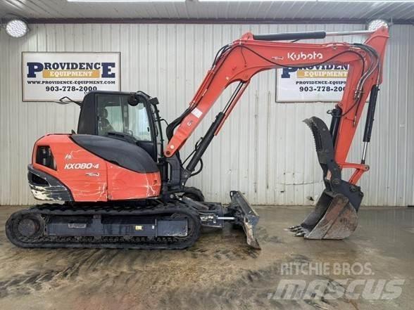 Kubota KX080-4 Bandgrävare
