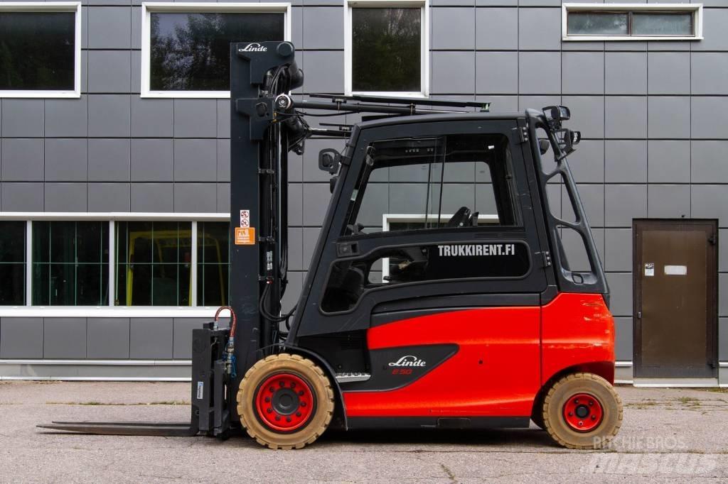 Linde E50HL-01 Elmotviktstruckar