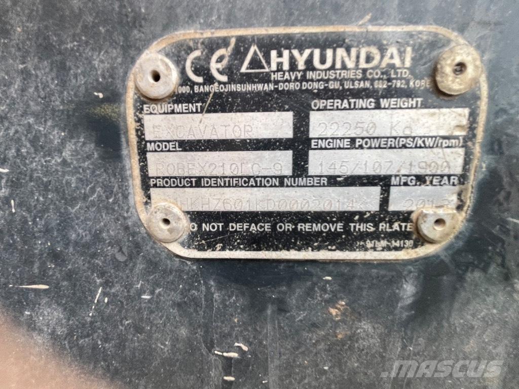 Hyundai 210-9! Bandgrävare