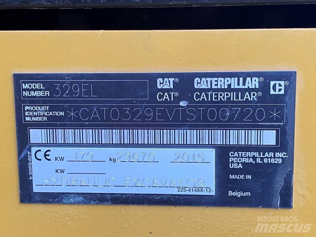 CAT 329 EL Bandgrävare