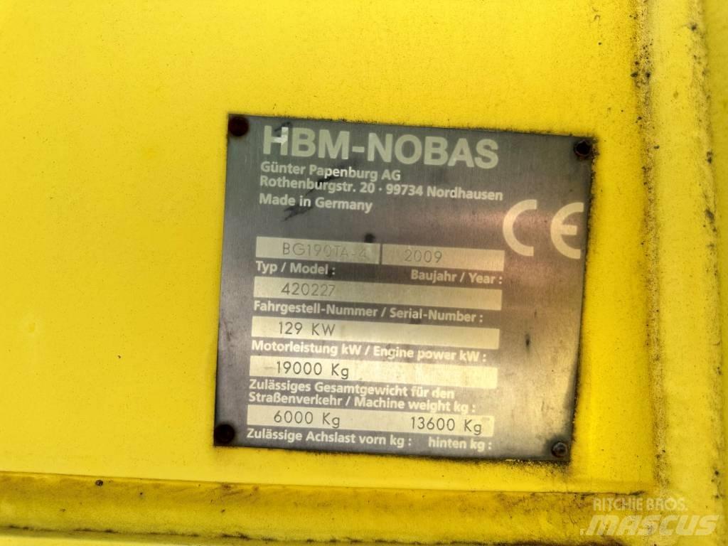 HBM-Nobas BG190TA-4 Väghyvlar