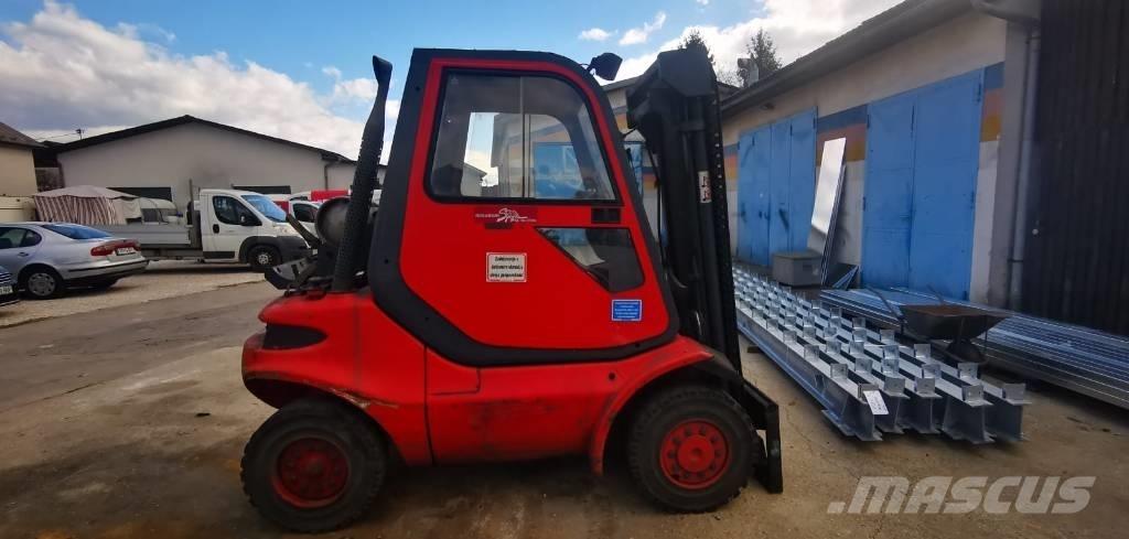 Linde H40T-01 Gasolmotviktstruckar