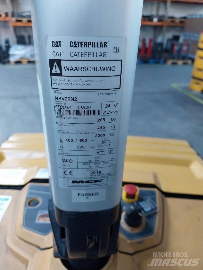 CAT NPV 20 N2 Låglyftare med plattform