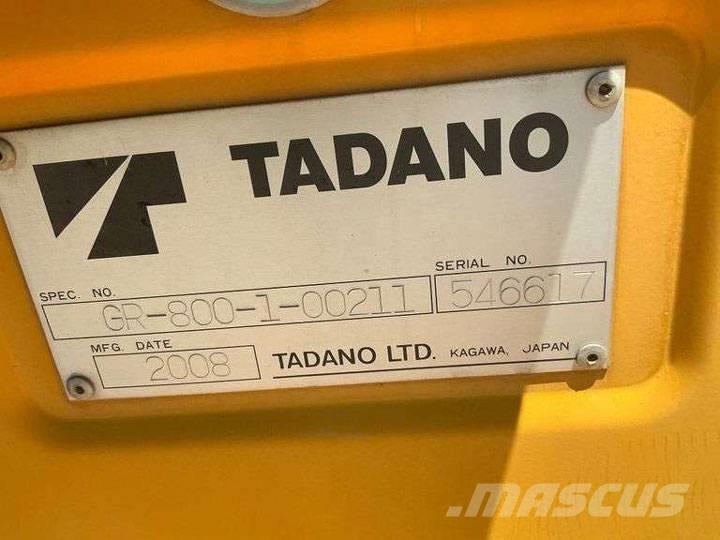 Tadano GR 800 XL-1 Terrängkranar (Grov terräng)