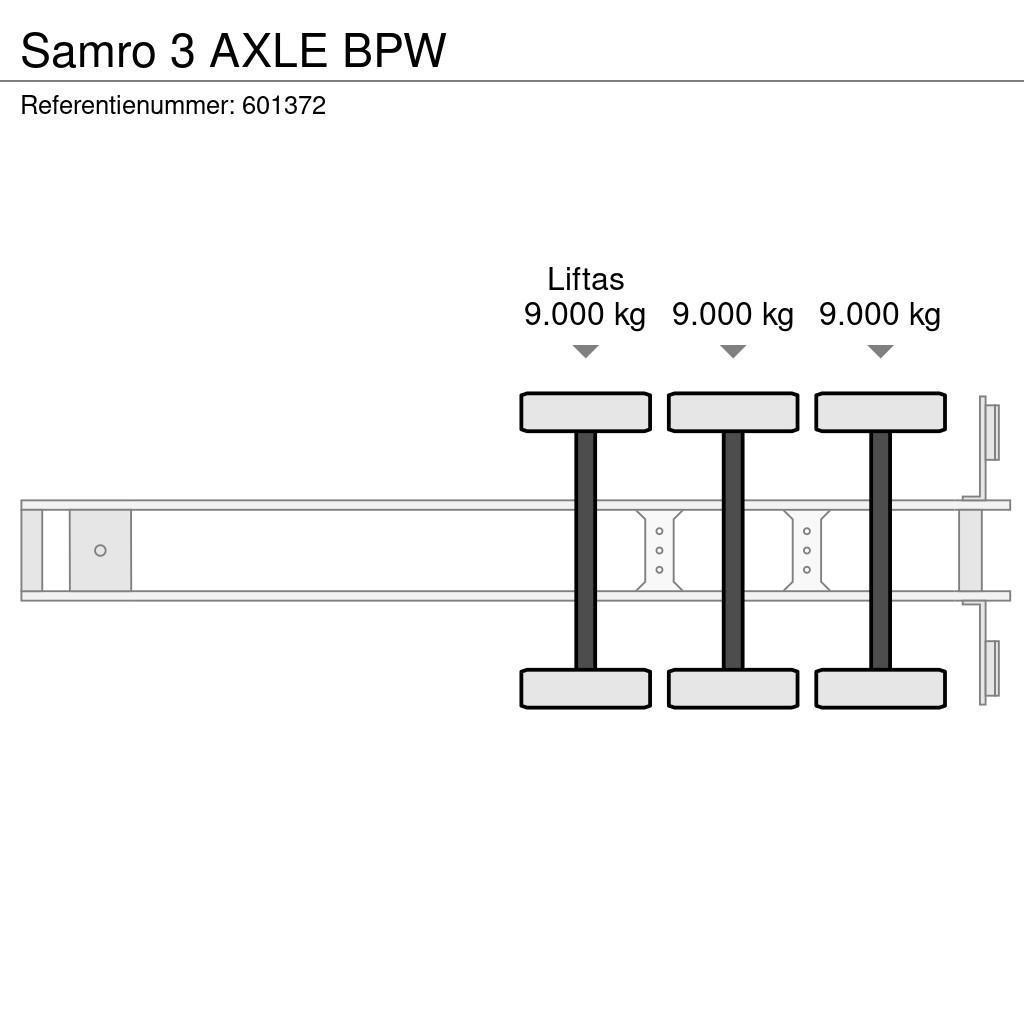Samro 3 AXLE BPW Flaktrailer