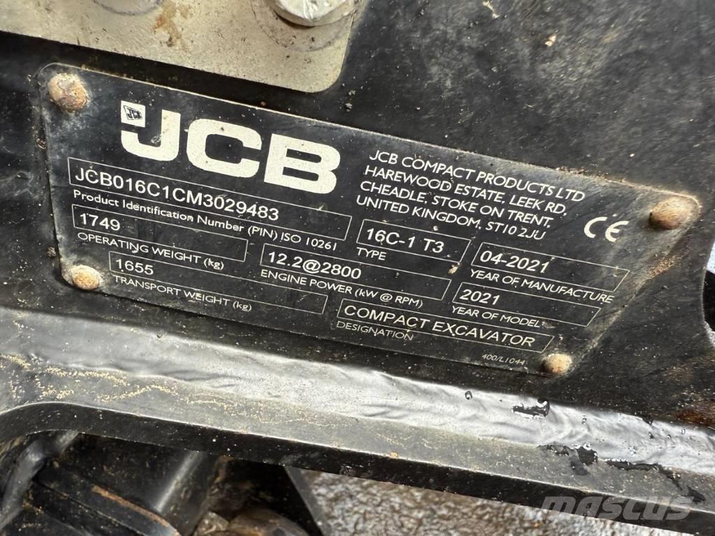 JCB 16 C-1 Minigrävare < 7t