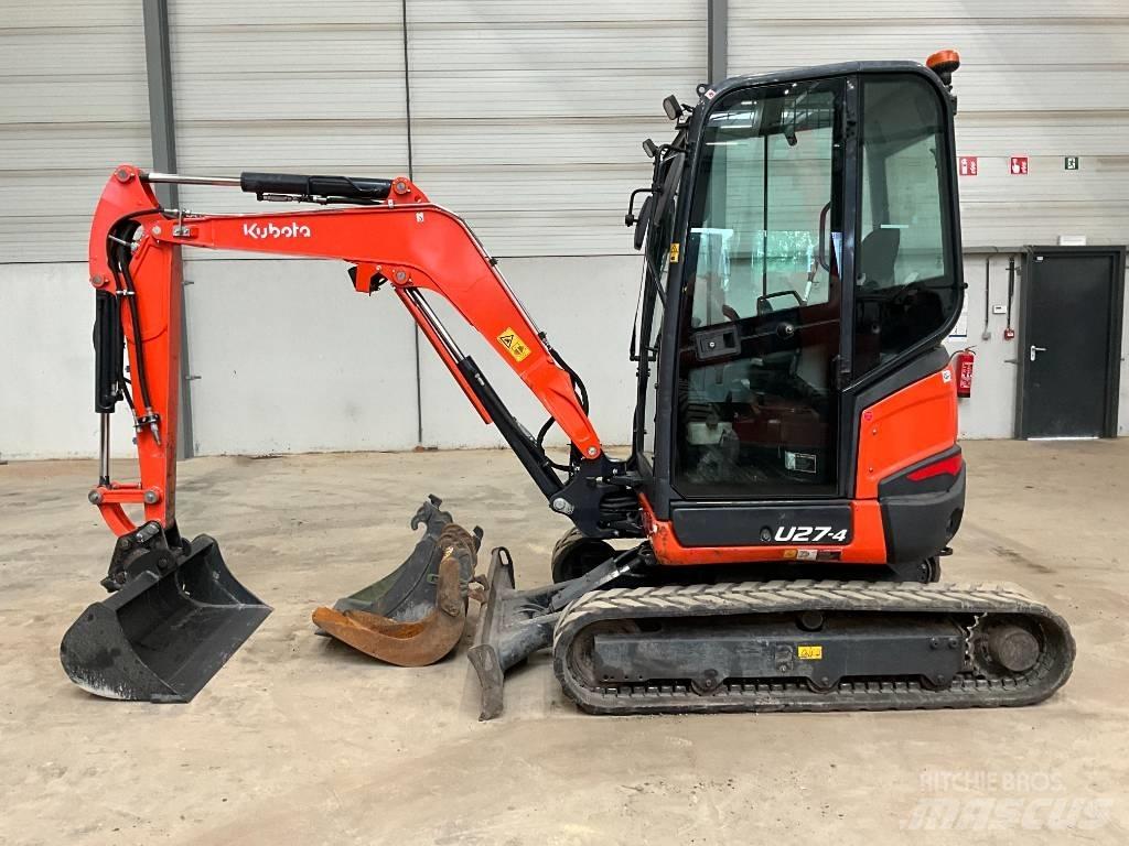 Kubota U 27-4 HI Minigrävare < 7t