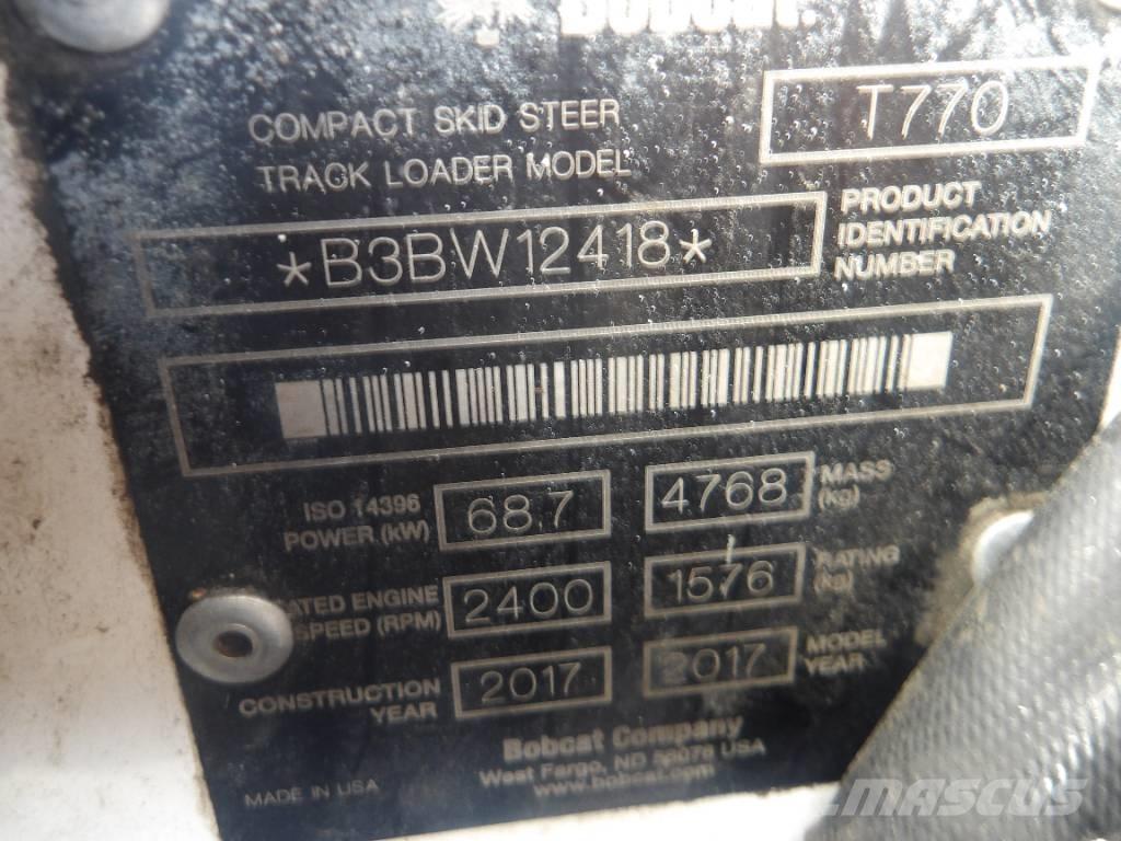 Bobcat T 770 Bandlastare