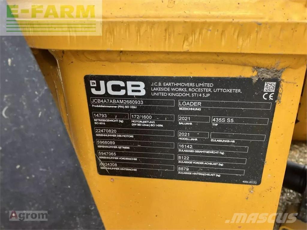 JCB 435 s agri Minigrävare < 7t