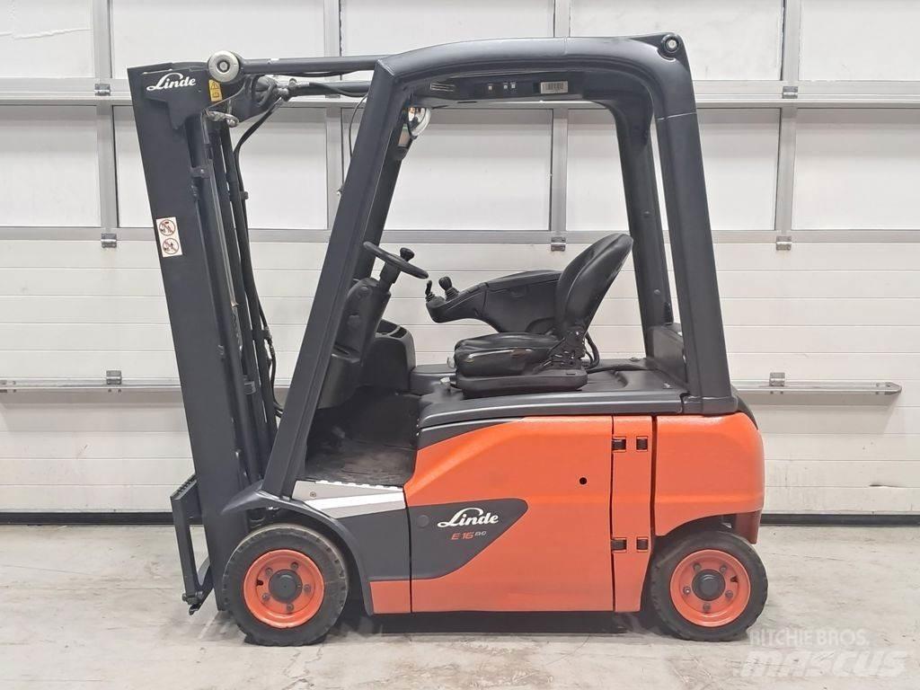 Linde E16P-02 Elmotviktstruckar