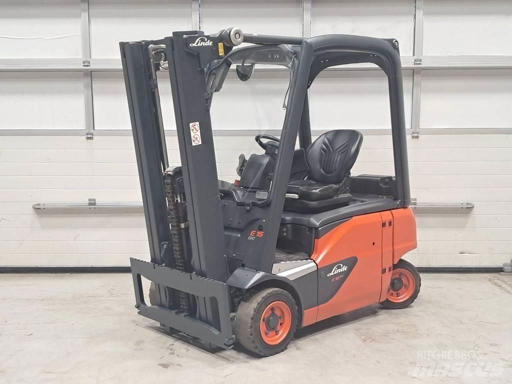 Linde E16P-02 Elmotviktstruckar