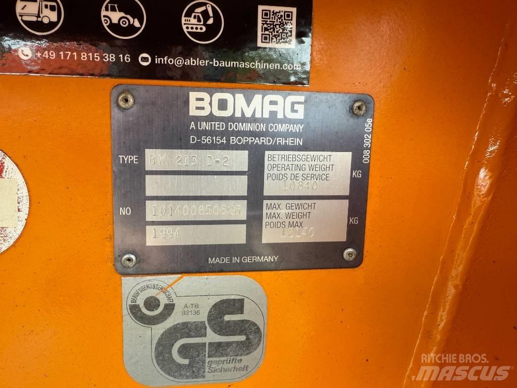 Bomag BW 213 D-2 Envalsvältar