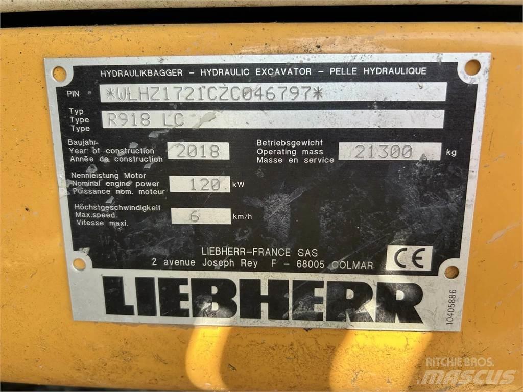 Liebherr R918 LC Bandgrävare