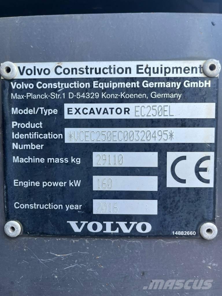 Volvo EC 250 E Bandgrävare