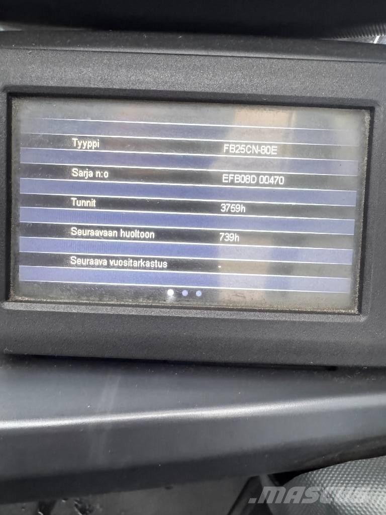 Mitsubishi FB 25 CN Elmotviktstruckar