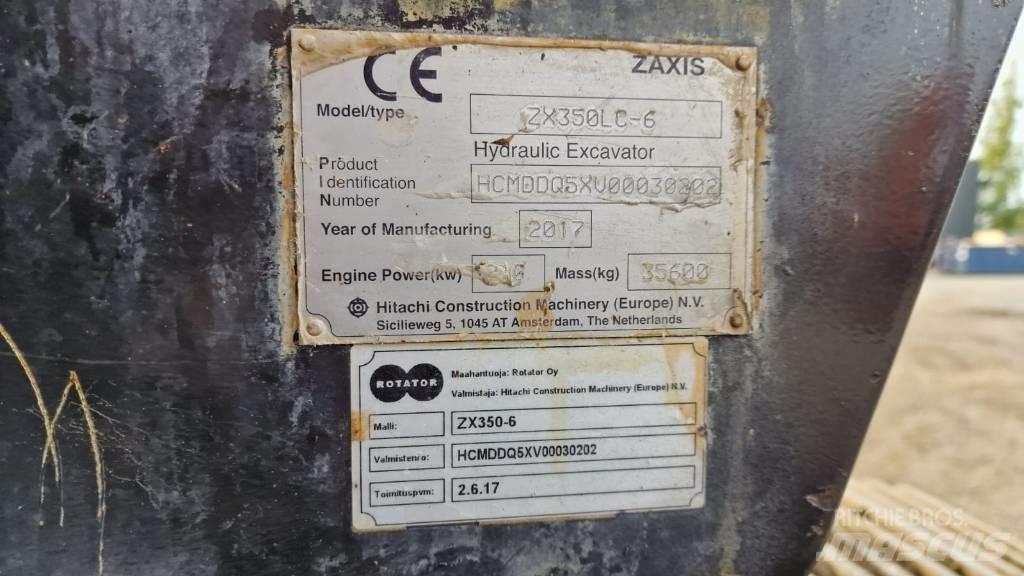 Hitachi ZX 350 LC-6 Bandgrävare