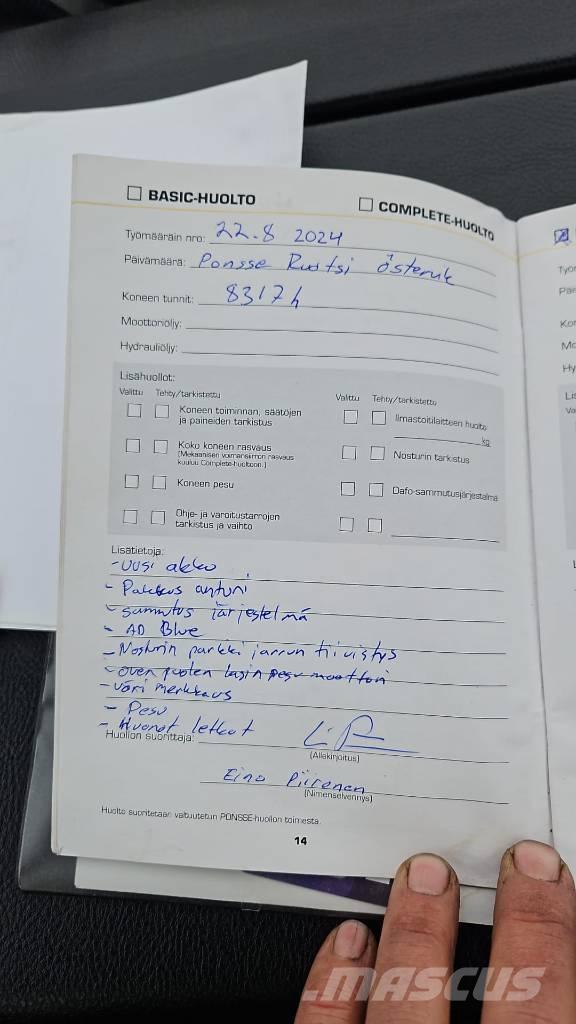 Ponsse ERGO 8W Skördare