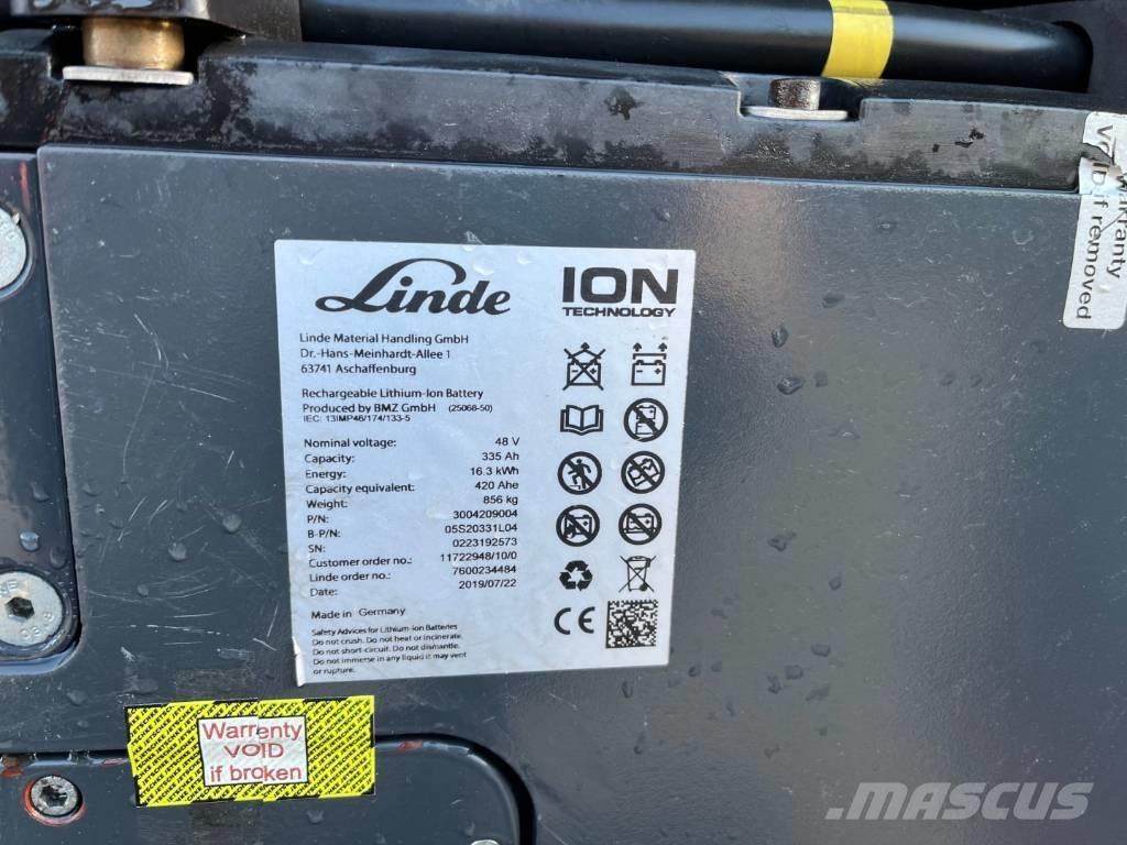 Linde E 16 P Li-ION Elmotviktstruckar
