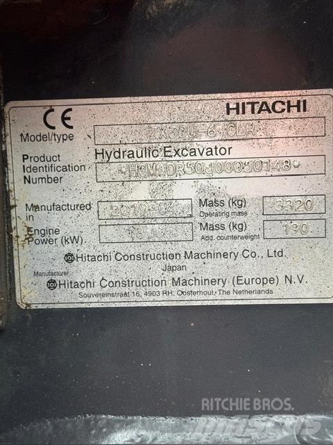 Hitachi ZX 33 U-6 Minigrävare < 7t