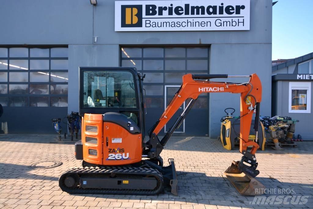 Hitachi ZX 26 U-6 Minigrävare < 7t