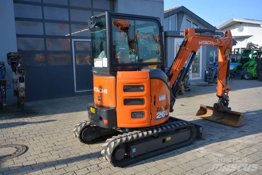 Hitachi ZX 26 U-6 Minigrävare < 7t