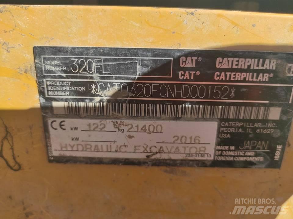 CAT 320 FL 3D Bandgrävare