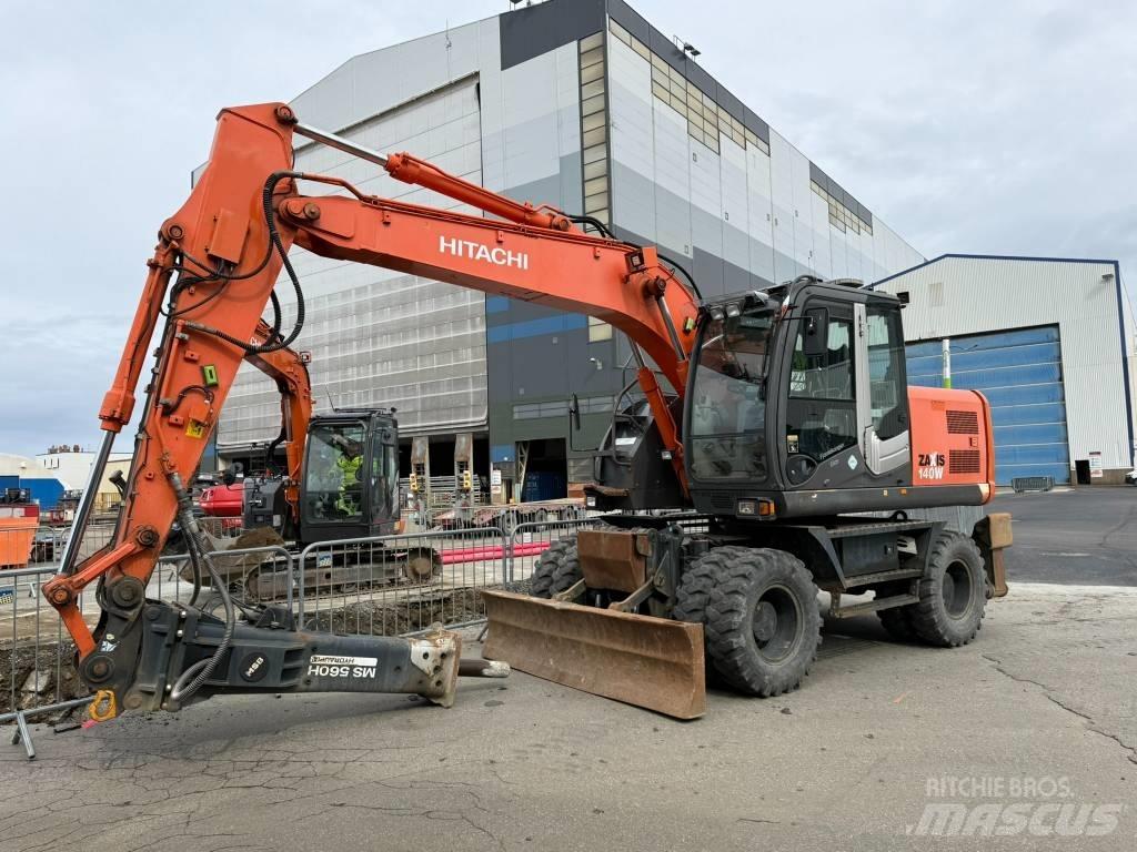 Hitachi ZX 140 W-3 Hjulgrävare
