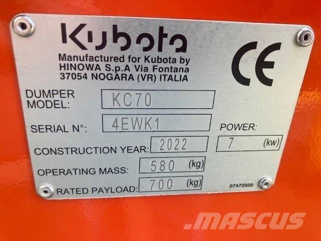 Kubota KC 70 H-4 Minidumprar