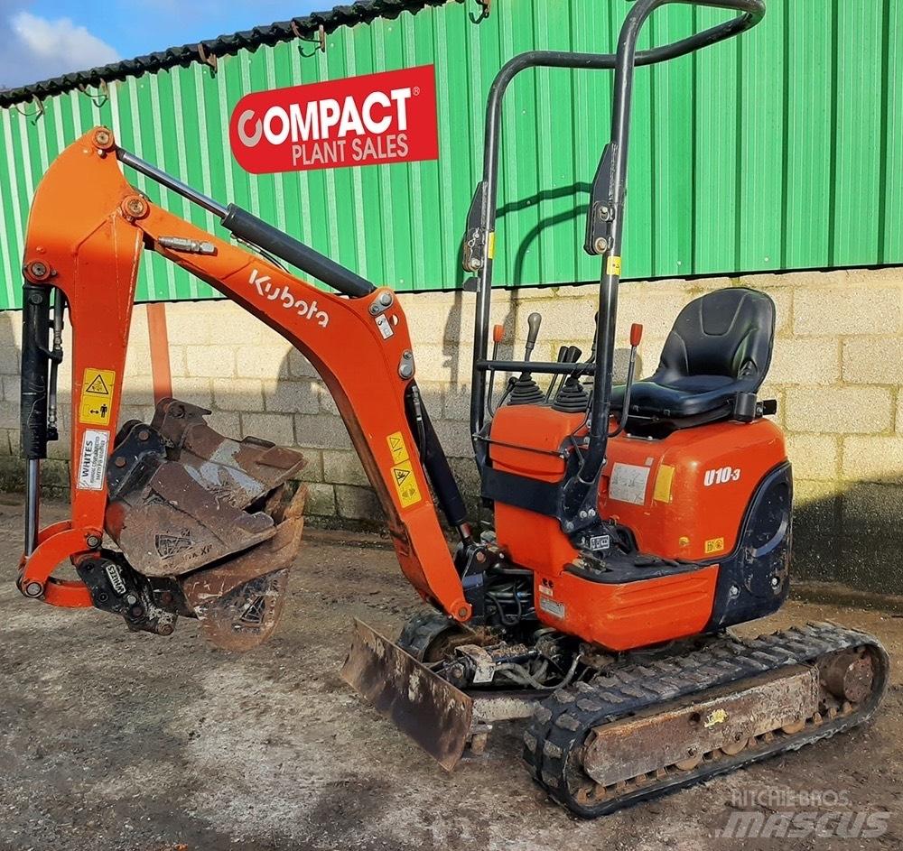 Kubota U10-3 Minigrävare < 7t