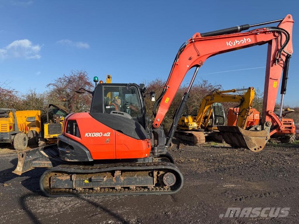 Kubota KX080-4 Midigrävmaskiner 7t - 12t