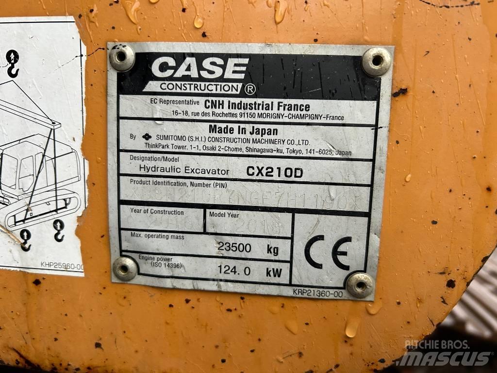 CASE CX 210 D Bandgrävare