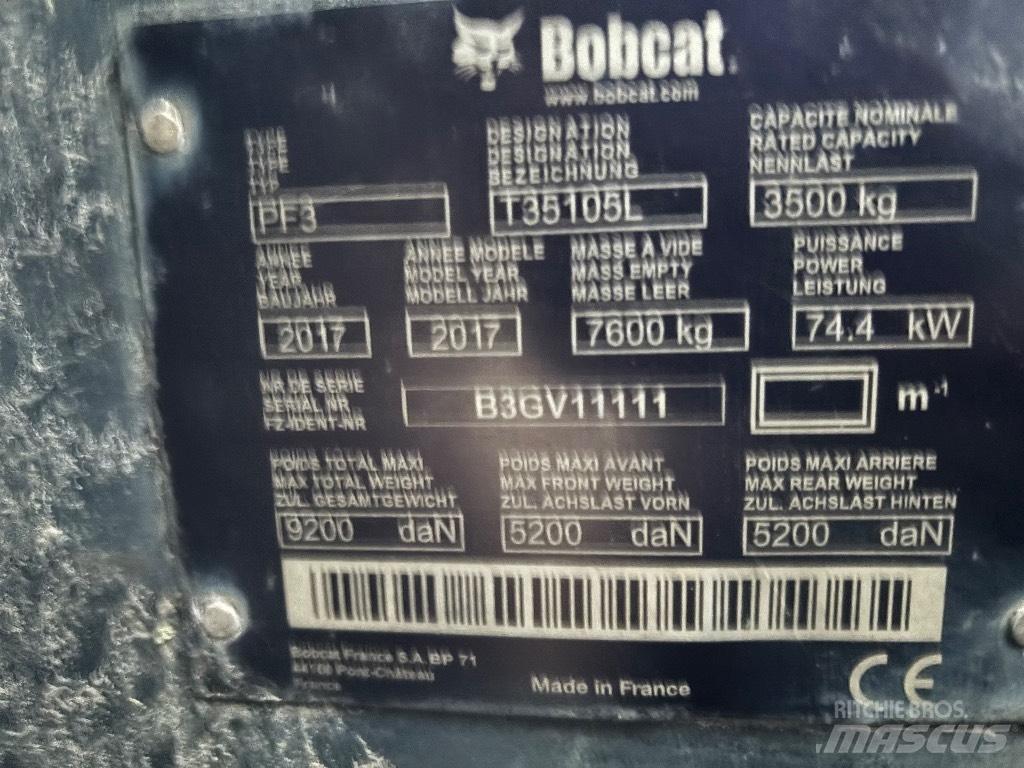 Bobcat T 35.105 L Teleskoplastare