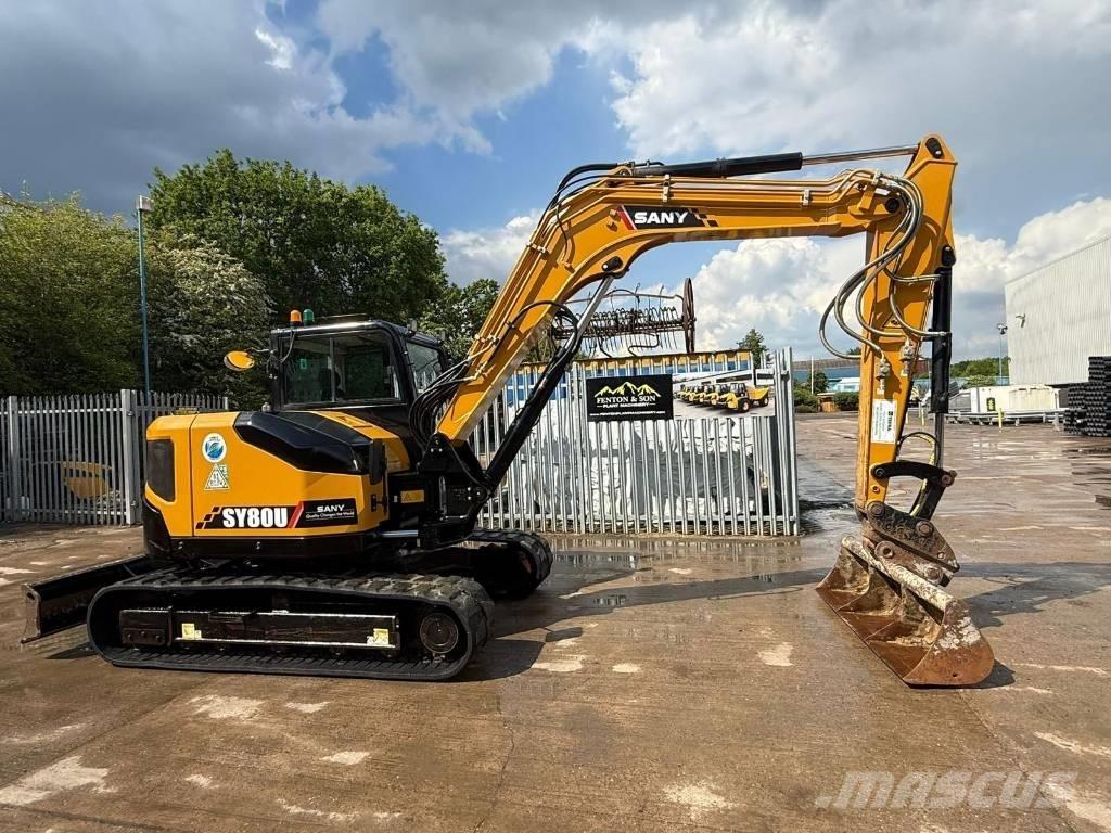 Sany SY 80 U Midigrävmaskiner 7t - 12t