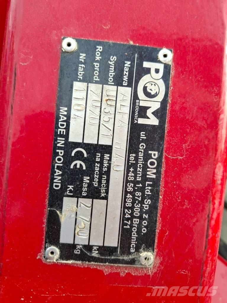 Pom Alfa H4.0 Tallriksredskap