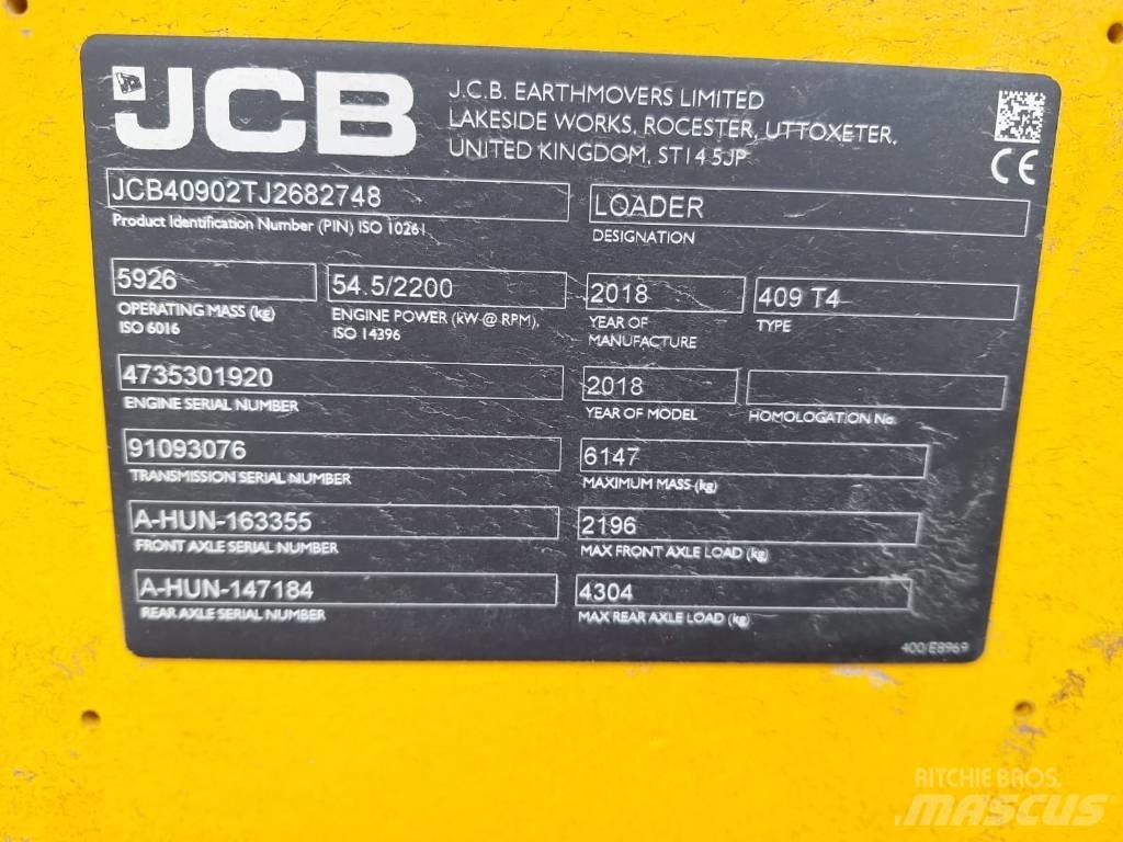 JCB 409 NE T4 Hjullastare