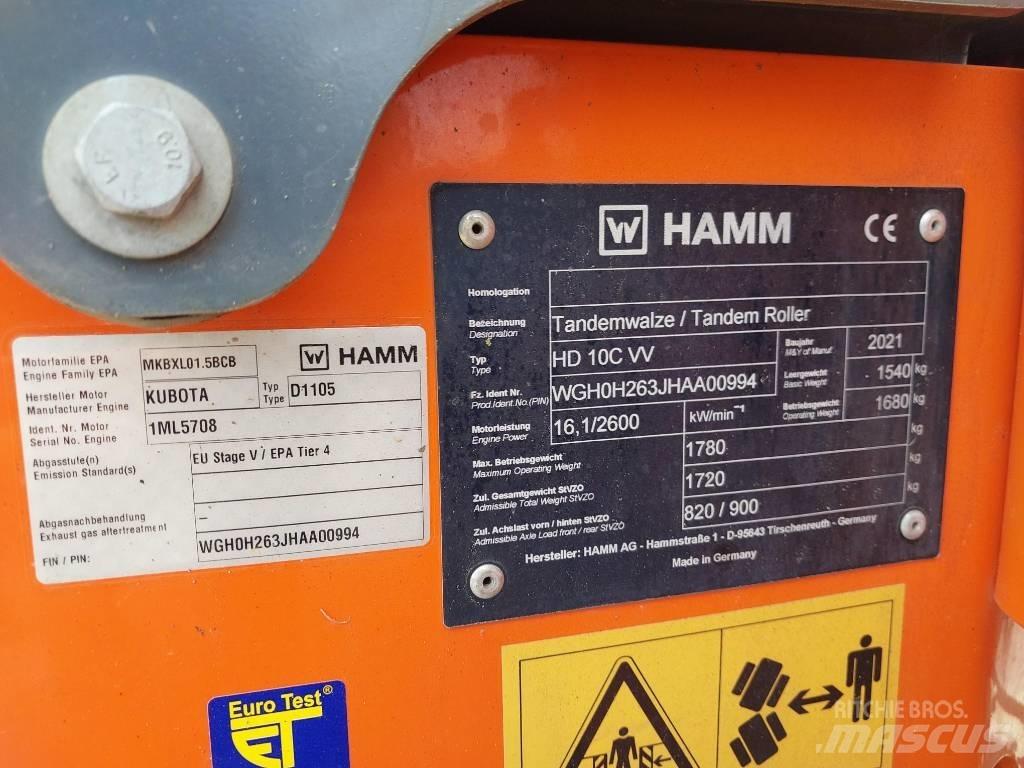 Hamm HD 10 C VV Markvibratorer