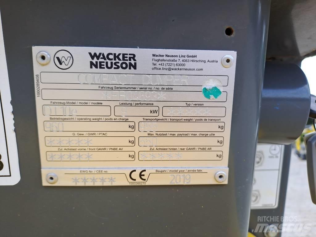 Wacker Neuson DT10e Banddumprar