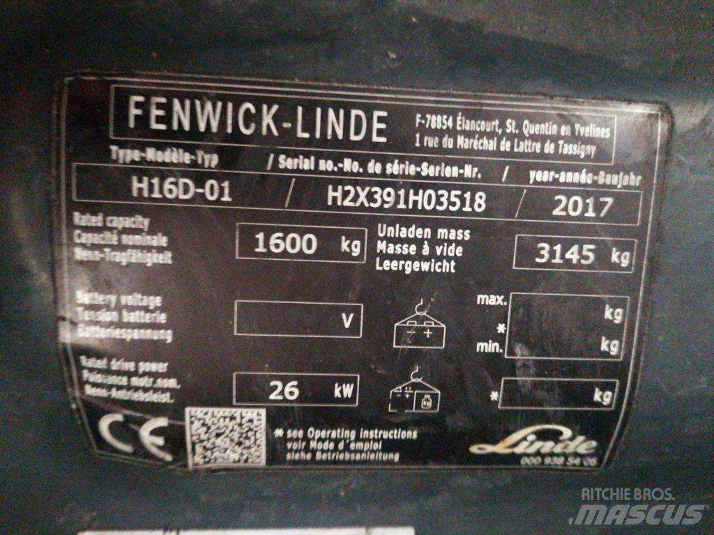 Linde H16D-01 Dieselmotviktstruckar