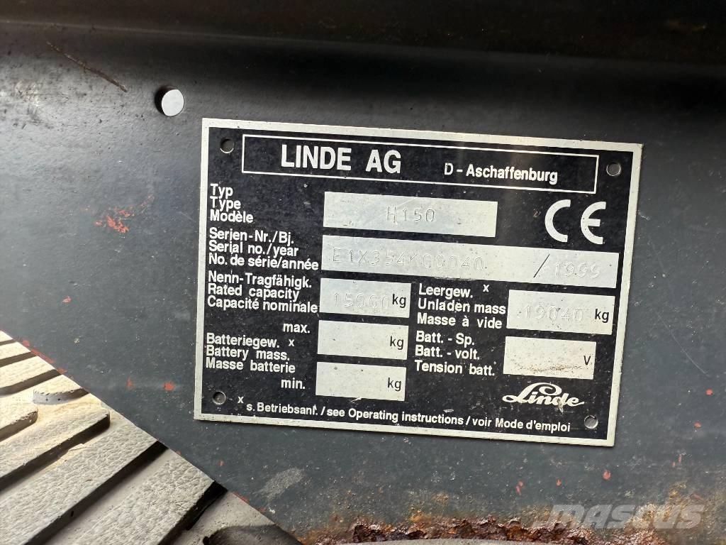 Linde H 150 D Dieselmotviktstruckar