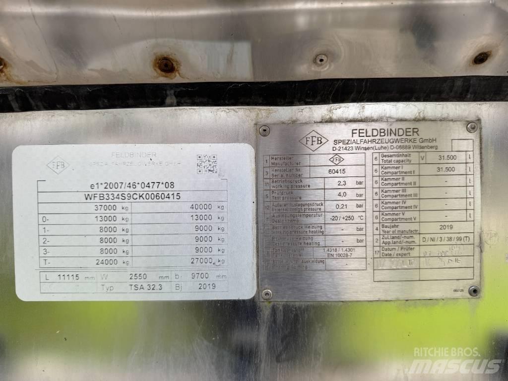 Feldbinder TSA 32.3 Tanksläp
